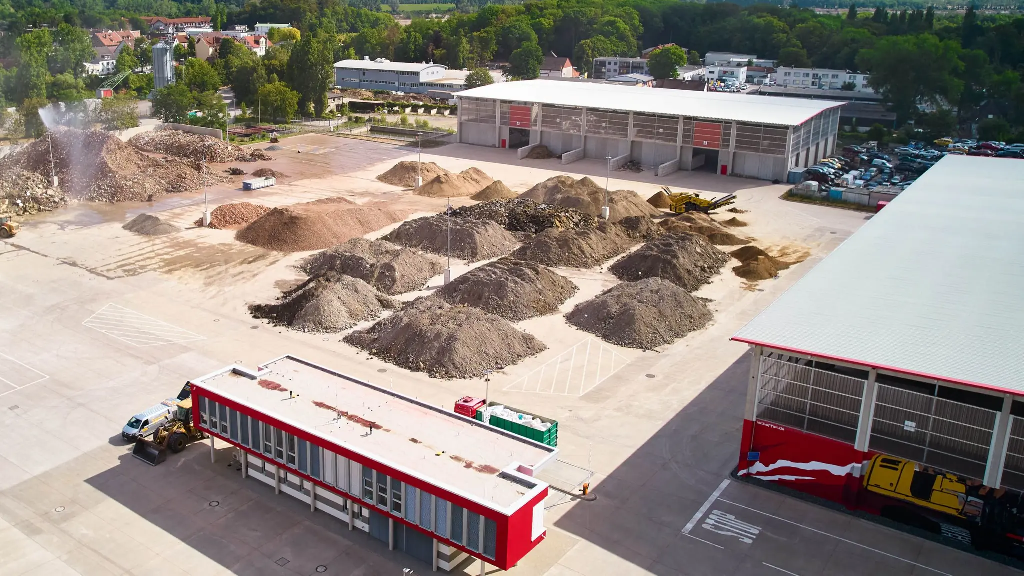 Mieten auf der Baustelle